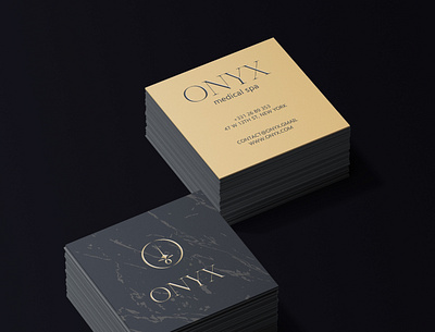 Onyx business card branding business card business card design creative design graphic design logo logo design