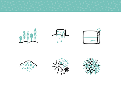 Soma Biosporin™ Process Icons