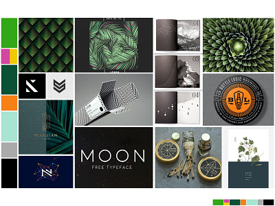 Identity Moodboard: Sophisticated Nature