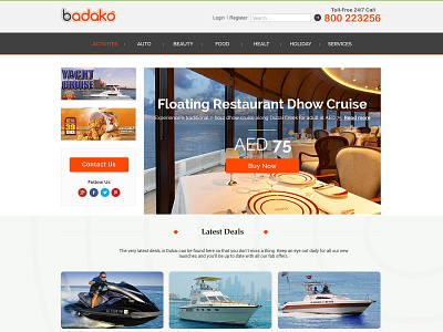 Badako.com Website Design