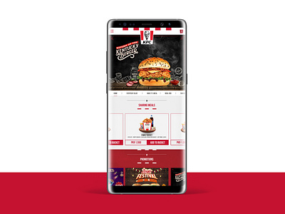 KFC Mobile App Ui Design