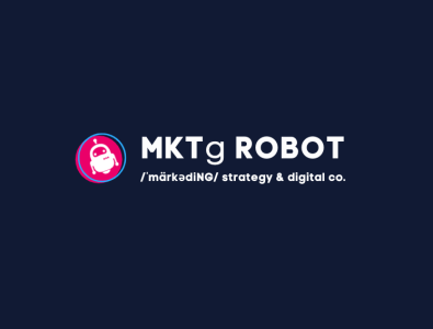 MKTg Robot Logo - Marketing Strategy & Design agency logo logo design