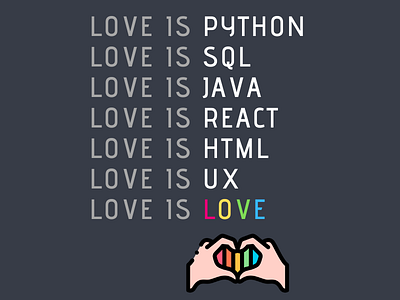 Love is Love (and also Code)