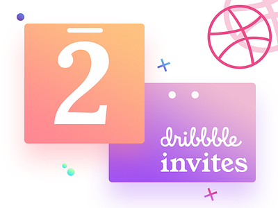 2 Dribbble Invites