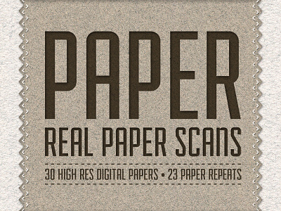 Paper Pack - 30 Digital Paper Scans creative market design resources design textures handmade paper matt borchert paper resources texture textures
