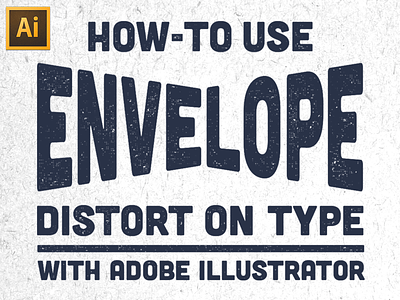Envelope Distort on Type Tutorial adobe illustrator illustrator illustrator tutorial matt borchert tutorial typography youtube