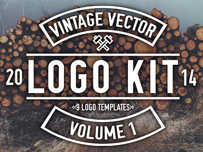 Vintage Vector Logo Kit creative market illustrator logo logo kit logo template matt borchert vector vector logo vintage
