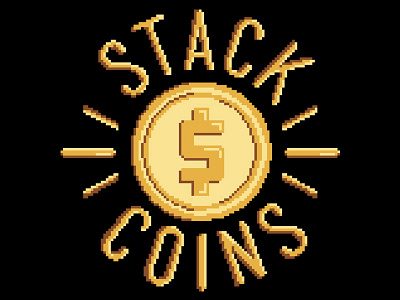 Stack Coins 8bit coin gold matt borchert pixel retro