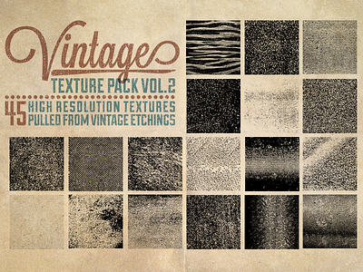 Vintage Texture Pack Vol. 2 distress distress pack etching matt borchert texture texture pack vintage