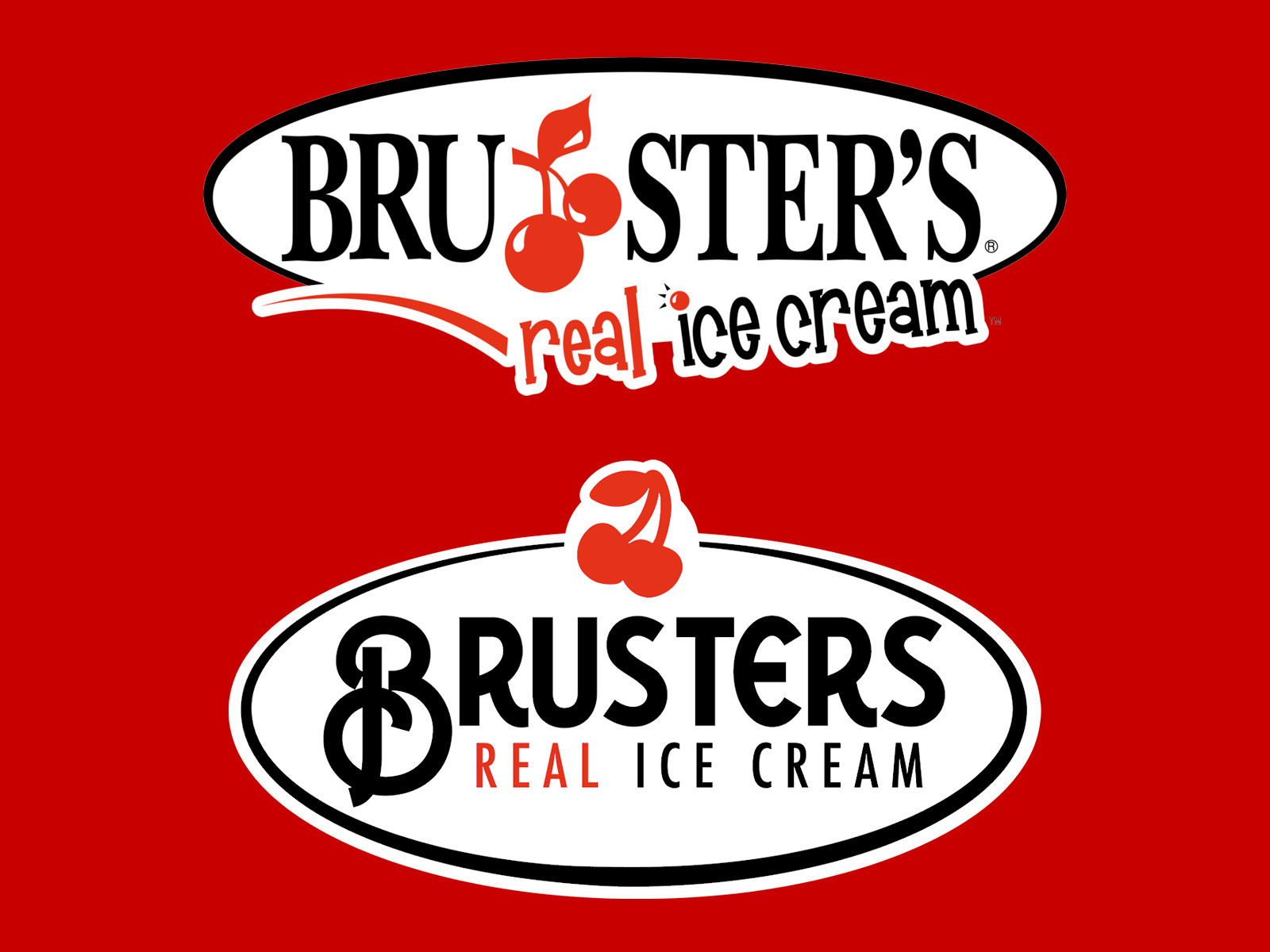 Old vs. New Brusters Logo Redesign by Sam Steingard on Dribbble