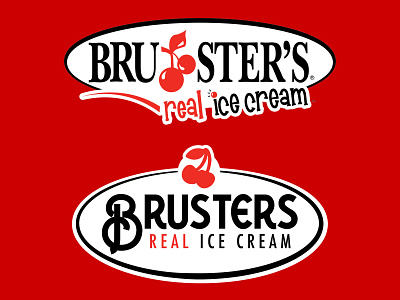 Old vs. New - Brusters Logo Redesign