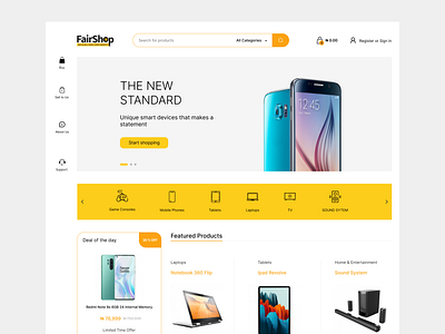 FairShop branding ui