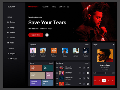 Music Landing Page