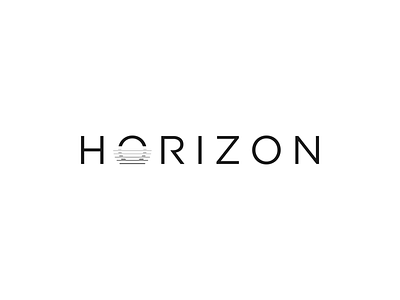 New Horizon flat horizon logo logotype