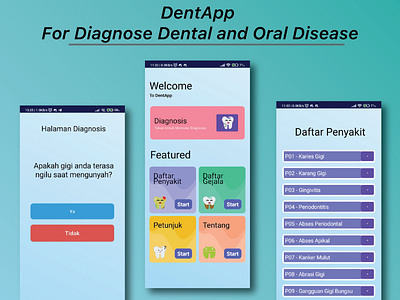 DentApp User Interface design ui ux