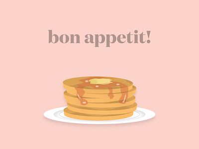Illustrations: Bon Apple Teeth!! design figmaart figmadesign food illustration pancakes vector