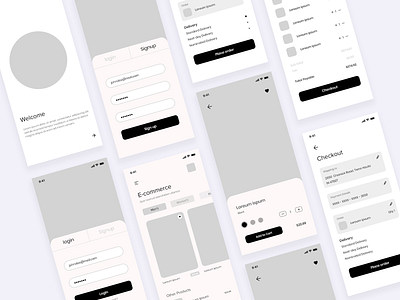 LO/FI Wireframes