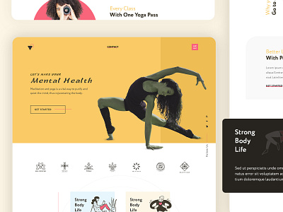 Yoga Website Template Design branding clean creative design landing page product design uidesign uiux web design webdesign webdesigner website website design websitedesign wordpress yoga studio yoga website