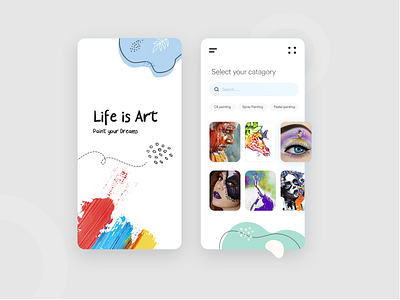 Paint Your Dreams App Design