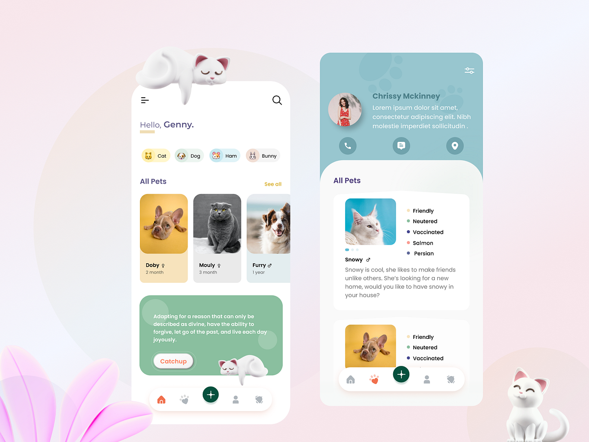 Adopet Pet Adoption App Pet Community by sahil bajaj for Master