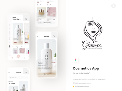 Beauty Product Shop App | Cosmetic - Mobile App