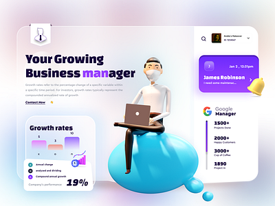 Business Manager Landing Page | Track your rates