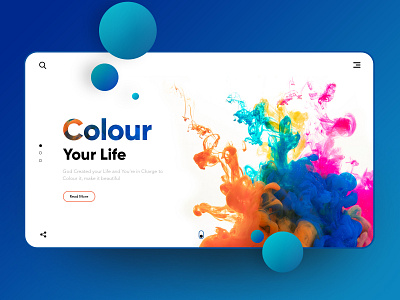 Colour your Life:- Landing page