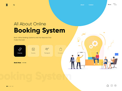 Go Explore: Book your Movie, flight & search Trending Cloth booking brand design branding clean clean creative design events flights illustraion landing page modern movies trending cloth ui uiuxdesign webdesigner website animation website design