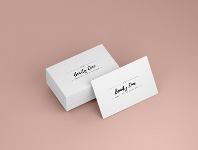 The Beauty Zone Logo branding bussines card graphic design illustrator logo logotype visual design