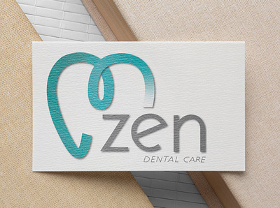 Zen Dental Care Logo branding business cards graphic design illustrator logo logotype visual design