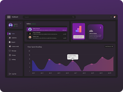 Student Dashboard UI Design | LearnPad