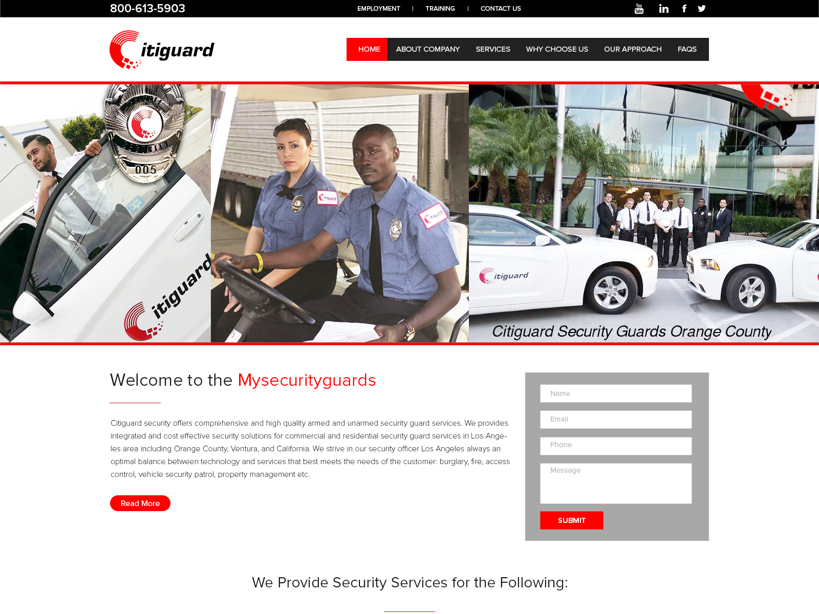 Security Agency Website Design By Arvind On Dribbble