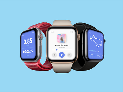 Syncfit Apple Watch App app apple watch apple watch app blue fitness fitness app map mobile app running running app watch workout