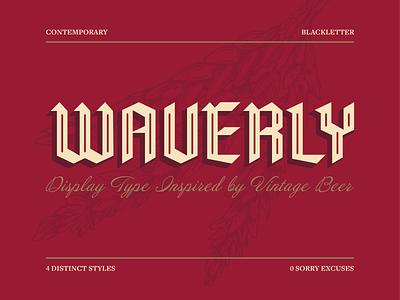 Waverly Font Design 1