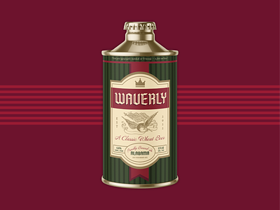 Waverly Font Beer Can
