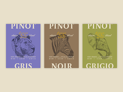 Winery Ménagerie Labels