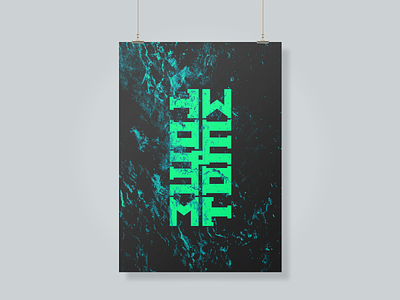 • T O M E • album bold cyberpunk glitch grunge punk techno type typography vaporwave