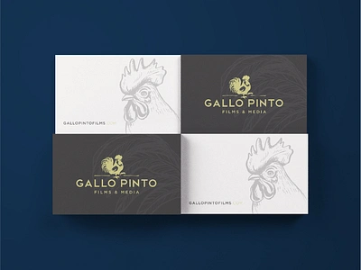 Gallo Pinto Branding branding business card design illustrated logo illustration logo logo design logodesign logotype vector