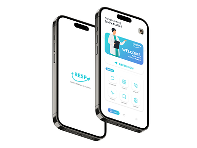 UI Design RESPA (Referal Pacient Hospital) apps design hospital mobile ui user experience user interface ux