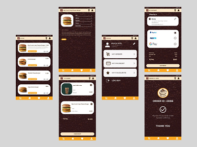 cafe shop application application application ui beans coffee cup coffeeshop color illustraion logo