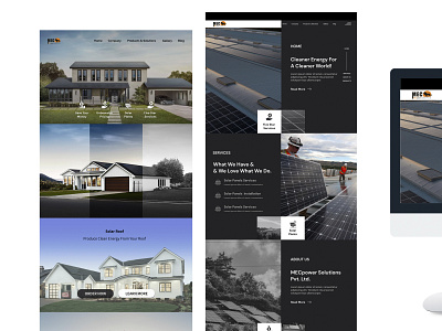MEC Solar Company Wireframe design ui ux webdesign wireframe
