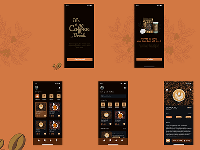 Cafe Application UI/UX Design