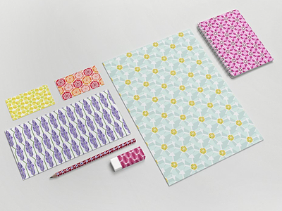 Fiorire No 7 branding colors flower packaging pattern stationery