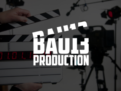 BAU 13 PRODUCTION design film filmmaker illustration logo movie production typography