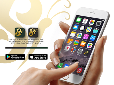 shabas icon and logo app apple branding butterfly design icon icon app iphone logo logos s