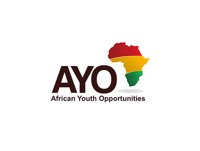 AFRICAN YOUTH africa african branding design logo logos maps opportunities opportunity typography youth