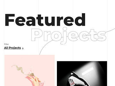 Featured Projects Design Concept