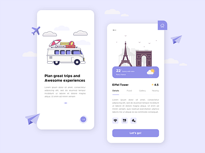 Travel app concept app design clean clean design color colourful concept flight mobile mobile app design travel travel app traveling ui ux uidesign