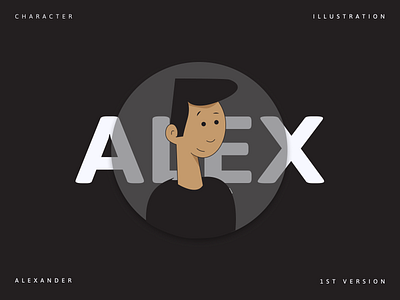 Flat Character Illustration - Alex 3d animation branding design dribbble figma graphic design illustration logo minimal motion graphics pattern vector