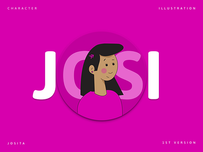 Flat Character Illustration - JOSI